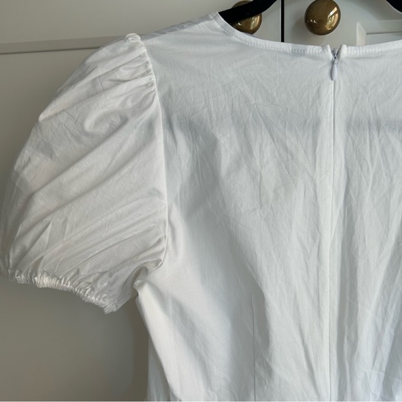 Zara ruffled poplin dress NWOT - Picture 8 of 10